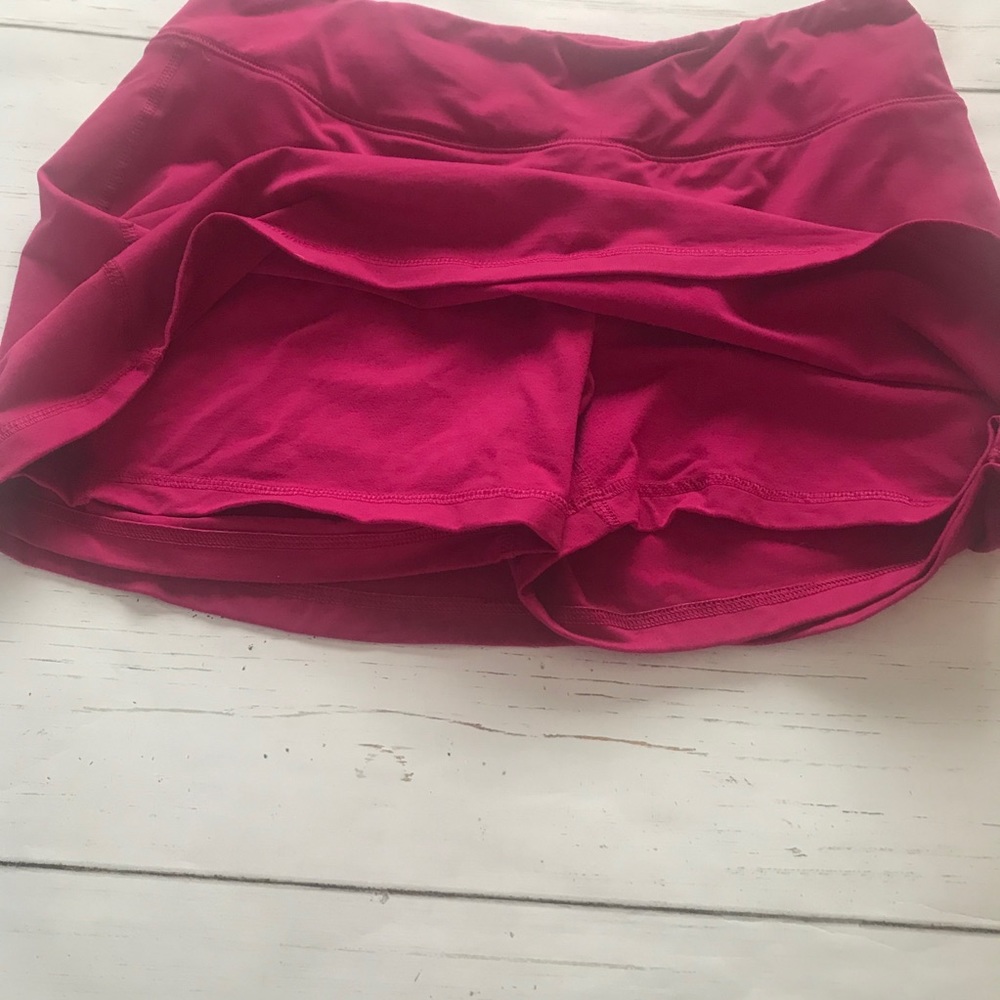 Lands’ End Magenta Athletic tennis skirt Skort Medium Petite - Picture 4 of 4